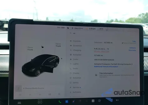 2019 Tesla Model 3 Long Range/Performance from USA, damaged, VIN 5YJ3E1EB1KF438335
